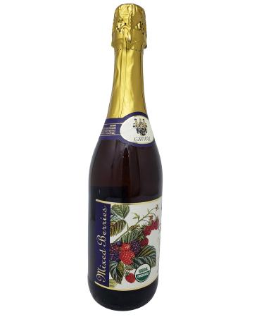 Gavioli Organic Sparkling Italian Grape Juice Non-Alcoholic 25.4 FL OZ - Berries