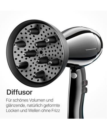 Valera Swiss Silent Jet Light 7500 Professional Hair Dryer - 2000W 6 Temperature Levels Ion Generator & Twist-Proof Cable - Buy Online on GoSupps.com