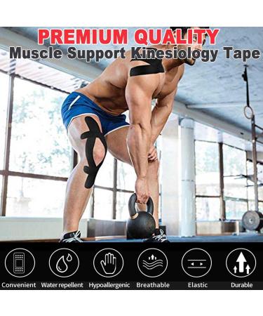 ATETEO Kinesiology Tape C-red Small 5mX2.5cm - Support & Pain Relief - Buy Online on GoSupps.com
