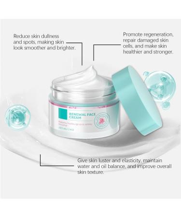 Renewal Face Cream Renewal Face Cream Anti-Wrinkle Facial Cream Brightening Cream Dark Spot Corrector For Face Skin Care Facial Moisturizer Face Cream For All Skin Types (2) - Buy Online on GoSupps.com