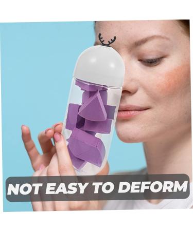 DOITOOL 2 Capsule Bottle Beauty Egg Makeup Sponge Makeup Facial Make up Sponge Cotton Pads for Face Makeup Foundation Face Sponge Makeup Egg Hydrophilic Polyurethane Boxed 20x7cm As Shown 1 - Buy Online on GoSupps.com