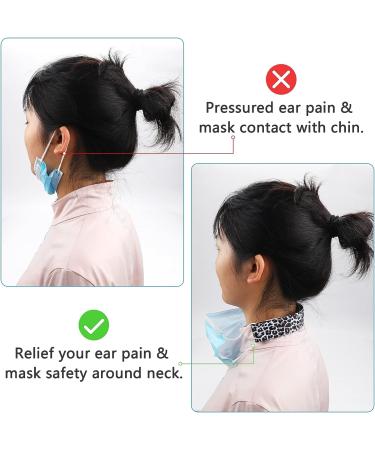 HZRAN Neoprene Face Mask Ear Savers - Adjustable, Cute Mask Extender for Teens & Adults - Comfortable Relief from Ear Pain - Reusable Lightweight Holder in Black Set - Buy Online on GoSupps.com