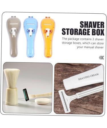Dressoos 3-Piece Razor Storage Box Set - Portable Safety Razor Holder for Men | Travel-Friendly Gift - Buy Online on GoSupps.com