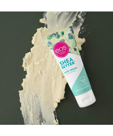 EOS Shea Better Hand Cream Eucalyptus 2.5 oz - Nourishing Moisturizer for Soft Hands - Buy Online on GoSupps.com