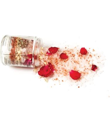 Hemlock Park Coconut Milk Bath Soak with Organic Botanicals and Mineral Salts - Scarlet Rose 8 oz - Buy Online on GoSupps.com
