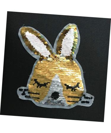 COHEALI 3pcs Fabric Patches for Clothes Applique Patches Cloth Paste Women's Clothing Rabbit Sequins As Shownx3pcs mediumx3pcs - Buy Online on GoSupps.com