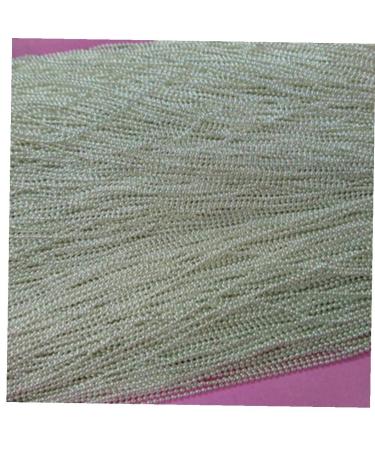 2-Piece Metal Chain Silver Bead Nail Art Glitter Striping Tape | 3D Nail Stickers & DIY Decoration - 39 Inch - Buy Online on GoSupps.com