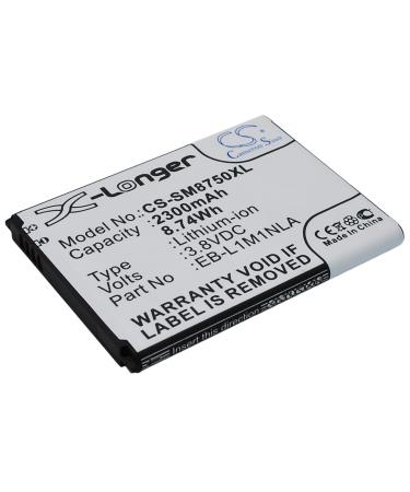 3.8V 2300mAh EB-L1M1NLA EB-L1M1NLU Battery Replacement for ATIV S GT-I8750 16GB Odyssey SCH-i930 GT-I8750 32GB GT-I8370 ATIV S 32GB ATIV S 16GB SGH-T899M GT-I8750