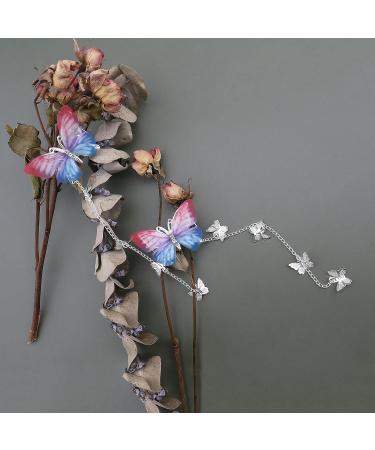 4 Pairs (8 Pieces) Butterfly Hair Clips Fairy Hair Clip Tassel Hair Accessories Elegant Headwear Hair Accessories for Girls Women - Buy Online on GoSupps.com