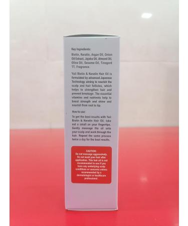 Macaria Herbal Pvt ltd Yuii Biotin & Keratin with Argan hair Oil for frizzy hair and growth - Buy Online on GoSupps.com