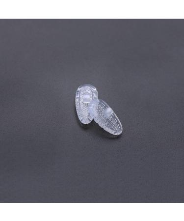 Comfortable 14mm Replacement Nose Pads for Glasses & Sunglasses - Soft Silicone Anti-Slip Screwable Clear - Buy Online on GoSupps.com