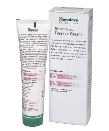 Himalaya Radiant Glow Fairness Cream 100g | Natural Skin Brightening Formula - Buy Online on GoSupps.com