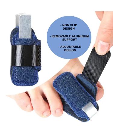 2 Pack Toe Straightener and Toe Brace for Hammer Toe - Blue - Buy Online on GoSupps.com