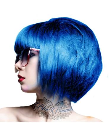 Renbow Crazy Color Semi Permanent Hair Color Cream Capri Blue No.44 100 ml 4 Count by Crazy Color