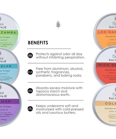 Natural Deodorant for Women & Men | Aluminum Free Deodorant with Magnesium | Non toxic Vegan Hypoallergenic and Pregnancy Safe | Clean Organic Ingredients | 2.11oz COLPIPE (Unscented) - Buy Online on GoSupps.com