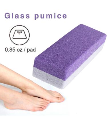 Foot Pumice Stone - Skin Exfoliator Foot Skin Scrubber | Foot Callus Remover Stone with Natural Glass Pumice Foot Hard Skin Callus Remover for Men Women Indoor and Outdoor Use 5.12x1.97x0.98 - Buy Online on GoSupps.com