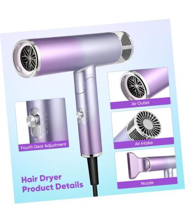 Outanaya Travel Hairdryer Small Travel Blow Dryer Shell Material Brushless Motor Small Hairdryer - Buy Online on GoSupps.com