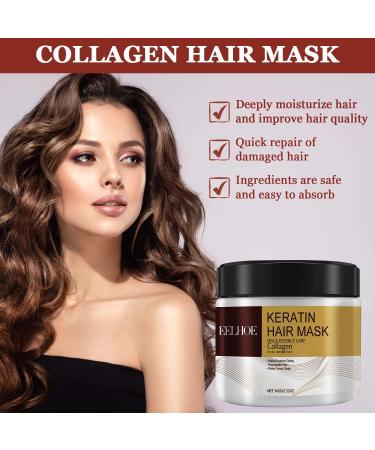 BSOON KARSELL Collagen Hair Mask - Nourishing Hair Cream for Deep Repair & Restoration of Dry Damaged Hair - Buy Online on GoSupps.com