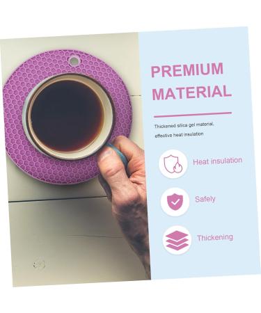 Alipis 6pcs Anti-Scald Heat Bowl Coasters Non- High Placemats Temperature Mats Mat Table Pot Silicone Cup - Buy Online on GoSupps.com