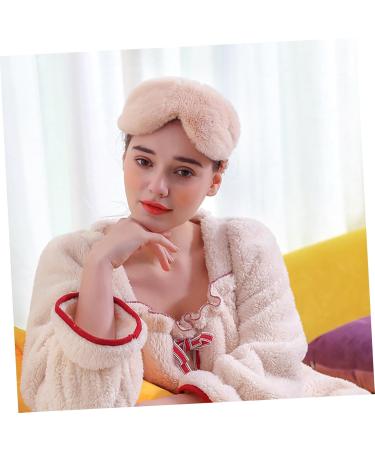 FRCOLOR 6pcs Rabbit Fur Blackout Eye Masks - Plush Breathable Sleep Shades for Travel & Relaxation - Buy Online on GoSupps.com