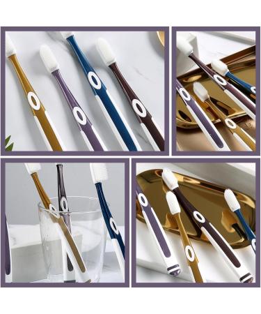 Iwowhero 8ST Nano Toothbrush - Soft Gum Care Toothbrush for Sensitive Teeth | Travel-Friendly Silicone Handle - Family Package - Buy Online on GoSupps.com