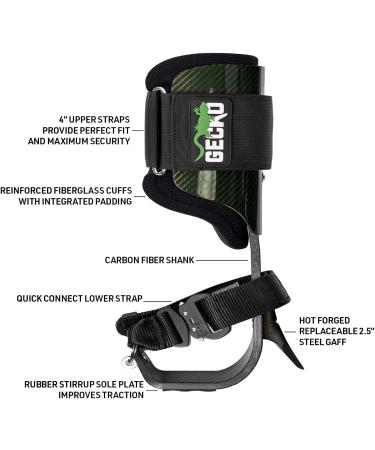 Notch Gecko Carbon Fiber 2.0 Climbers Tree Gaffs (52142T) - Buy Online on GoSupps.com