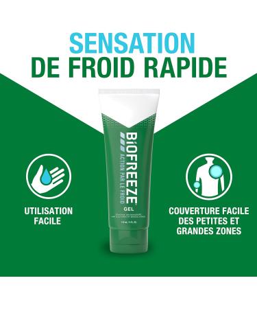 Biofreeze - Cold Action Gel - Relies muscle and joint pain - 118 ml - Buy Online on GoSupps.com