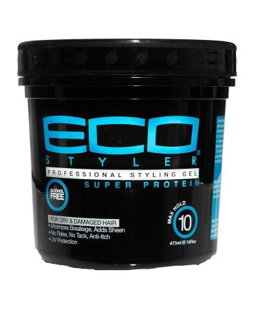 Eco Style Super Protein Black Styling Gel - 16 oz - Buy Online on GoSupps.com