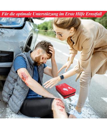 Honyao First Aid Kit for Cars 2024 | DIN 13164 Compliant | StVO Approved Emergency Bag for Cars Motorcycles Trucks & Caravans - Europe Wide Valid - Buy Online on GoSupps.com