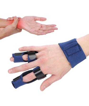YUYTE Two Fingers Splint - Adjustable Support Brace for Broken Fingers Injuries Arthritis & Pain Relief | International Shipping - Buy Online on GoSupps.com
