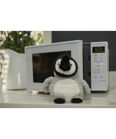 Warmies Heatable Penguin Plush Toy - Black & Grey Medium Size - Buy Online on GoSupps.com