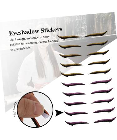 NOLITOY 20 Pairs Eyeshadow Stickers Glitter Eyeliner Stickers Eyelid Tape Eye Line Strips Double Eyelid Mold - Buy Online on GoSupps.com