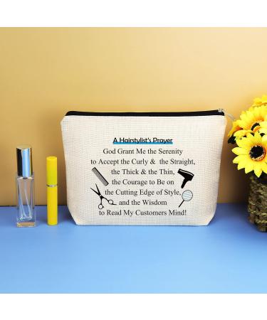 Hairstylist Gift - Inspirational Makeup Bag for Hairdressers & Cosmetologists | Perfect Graduation & Encouragement Gift - Buy Online on GoSupps.com