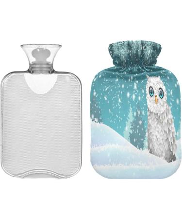 Buy 2 Litre Hot Water Bottle with Soft Fleece Cover - Christmas Motif | Ideal for Hot & Cold Compresses - International Shipping Available - Buy Online on GoSupps.com