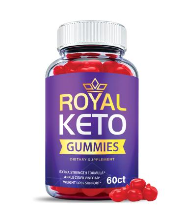 Royal Keto Gummies - Official Formula Vegan - Royal Keto Gummy Advanced Strength Formula 1000mg Apple Cider Vinegar Gummies with Beet Root Juice Vitamin B12 VB6 Royalketo ACV Keto (60 Gummies)