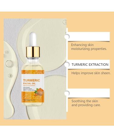 S rum visage l'huile de curcuma s rum correcteur et illuminateur de taches au curcuma am liore le teint terne illumine le teint hydrate et r pare en profondeur r duit les ridules (3pcs) - Buy Online on GoSupps.com