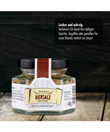 Brauerei Zw nitz Beer Salt - Gourmet Spice Mixture | Perfect Gift for Beer Lovers & Men | Ideal Grill Seasoning & Unique Beer Gift - Buy Online on GoSupps.com