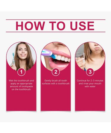 Baking Soda Whitening Toothpaste - Removes Surface Dirt Restores Whiteness Sensitive-Friendly Gentle Easy 2-3 Min Usage(2pcs) - Buy Online on GoSupps.com