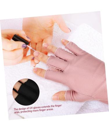 FRCOLOR UV Manicure Gloves 8 Pairs Uv Gloves Nail Accessories Anti Gloves Uv Protection Gloves Nail Art Accessory Manicure Gloves Nail Lamp Light Fingerless Gloves Light Cotton Anti-uv - Buy Online on GoSupps.com