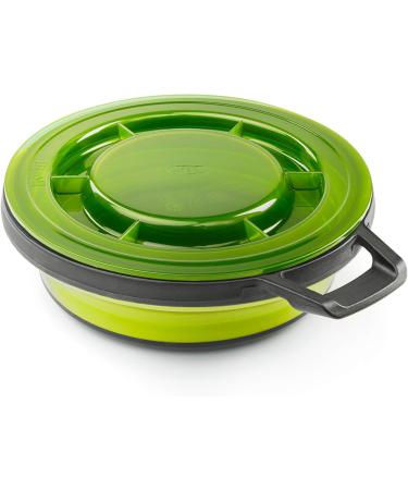GSI Outdoors 22oz. Escape Bowl with Lid - Insulating Silicon Bowl for Camping & Travel (Green - Buy Online on GoSupps.com