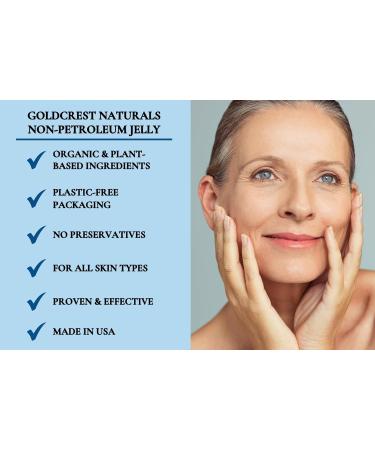 Goldcrest Naturals Non-Petroleum Jelly Organic & Natural Multi-Purpose Moisturizer for Dry Skin & Lips Vegan Cruelty-Free Non-Toxic 3 oz - Buy Online on GoSupps.com