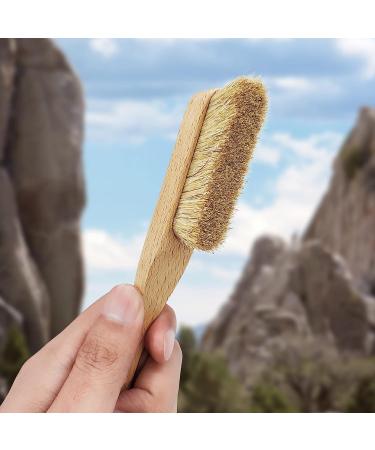 Premium Rock Climbing Brush with Thick Boar's Hair Bristles - Durable Bouldering Brush with Strong Handle | Ideal Rock Climbing Gift - Buy Online on GoSupps.com