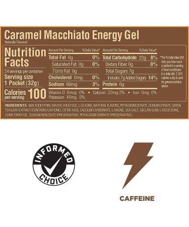 GU Energy Running Gels - 4 Gel Taster Pack - Sports Energy Gels For Running Cycling Triathlon (Caramel Macchiato) - Buy Online on GoSupps.com