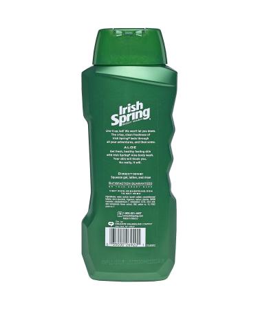 Irish Spring Men's Body Wash Shower Gel Aloe Vera - 20oz x 6 Pack - Buy Online on GoSupps.com