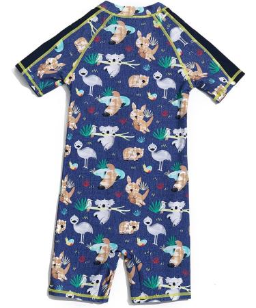 BONVERANO Baby Boy UV Protection Swimsuit with One Zip Koala | 9 Months - Buy Online on GoSupps.com