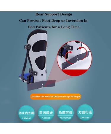 Plantar Fasciitis Night Splint Ankle Stabilizer Brace - Comfortable Adjustable Orthopedic Support for Drop Foot - Buy Online on GoSupps.com