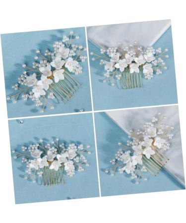 DOITOOL Bridal Comb Hair Gems for Women Hair Accessories for Women Hair Side Comb Bridal Hair Accessories Wedding Hair Accessories Tiara Hair Comb Bride New Chinese Style Pearl - Buy Online on GoSupps.com