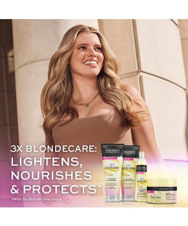 John Frieda Sheer Blonde Go Blonder Lightening Conditioner 500 ml | Amazon Best Seller for Blonde Hair Care - Shine & Brighten - Buy Online on GoSupps.com