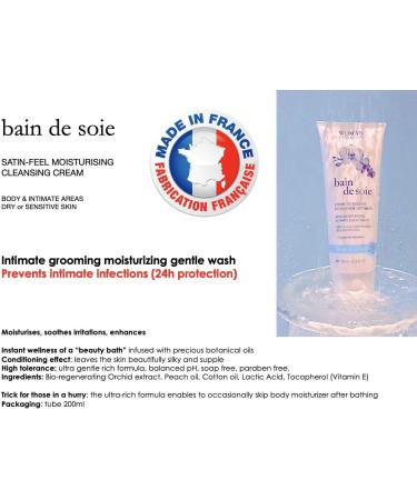Bain de Soie 2-in-1 Moisturizing Satin Wash - Daily Body & Intimate Hygiene | 200ml | Premium International Shipping - Buy Online on GoSupps.com