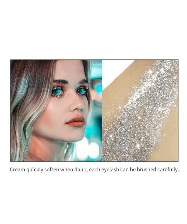 2 Pack Diamond Glitter Colored Mascara for Sparkling Eyes - Perfect for Stage, Party, Wedding, Music Festival | Long-Lasting Makeup - Buy Online on GoSupps.com